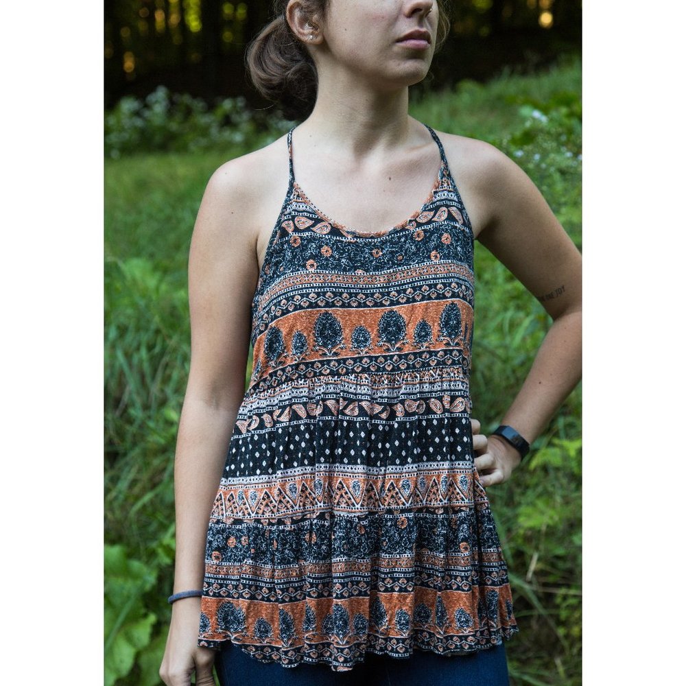 Forever 21 Printed Tanktop